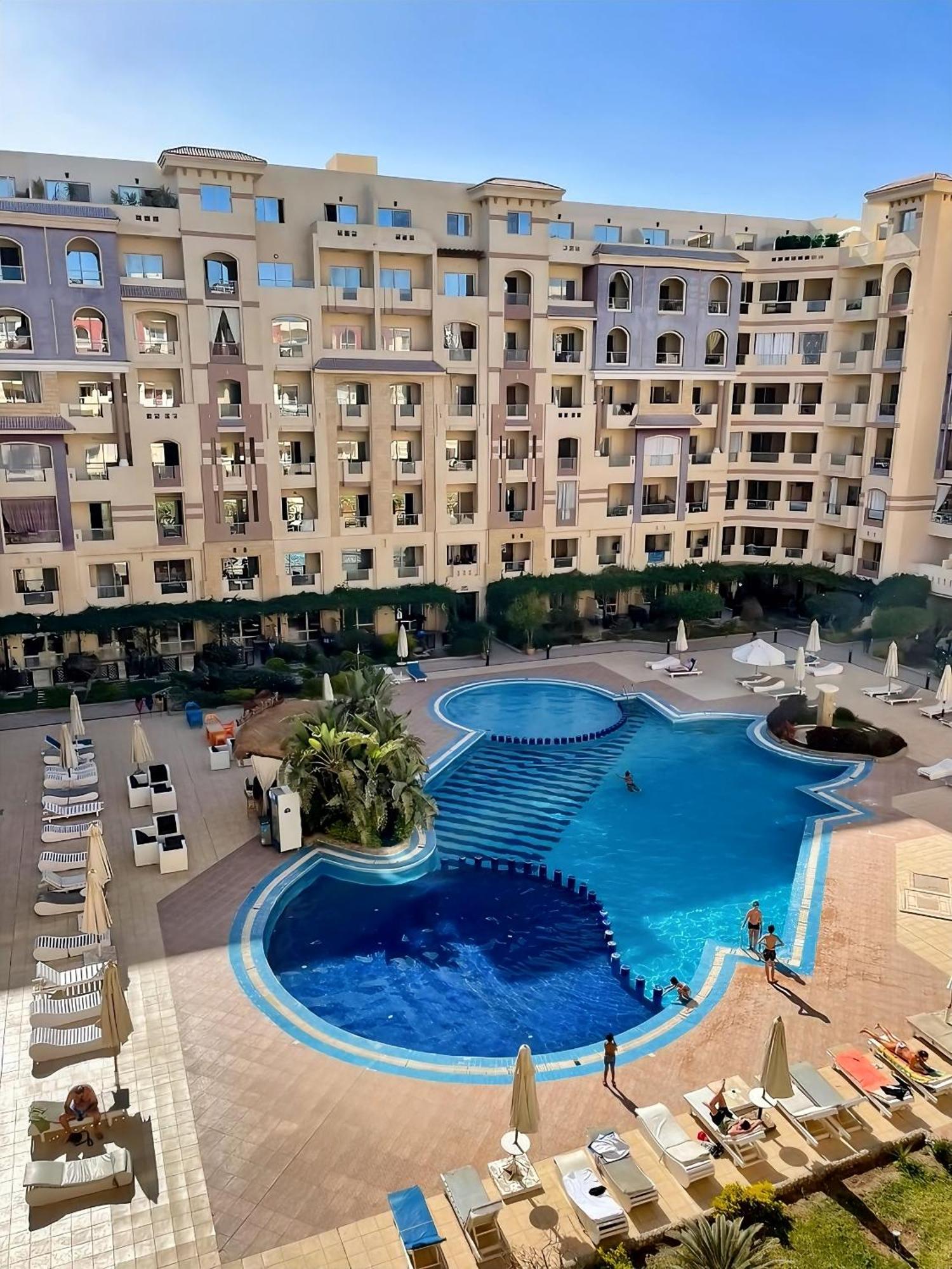 Florenza Blue Sky & Poolview Studio Hurghada Luaran gambar
